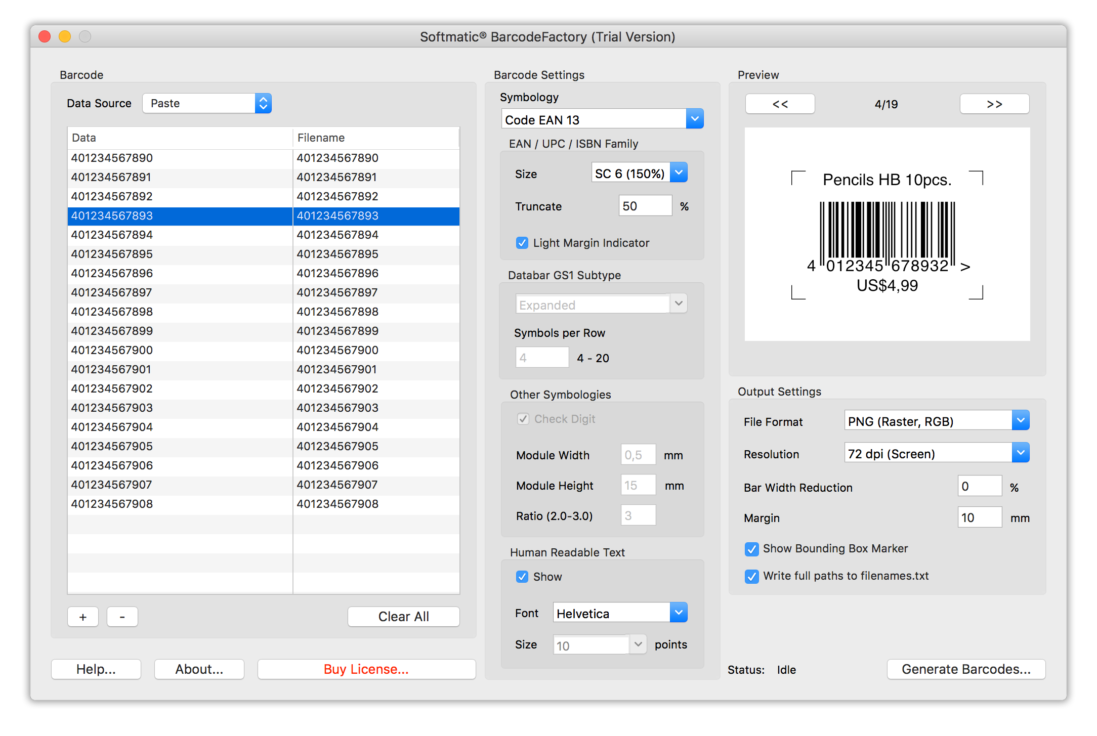 Barcode Generator Software For Mac Free